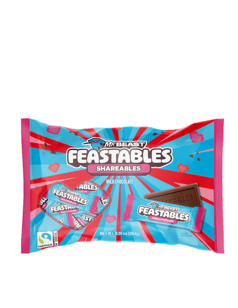 Mr Beast Feastables Shareables Milk Chocolate 264g