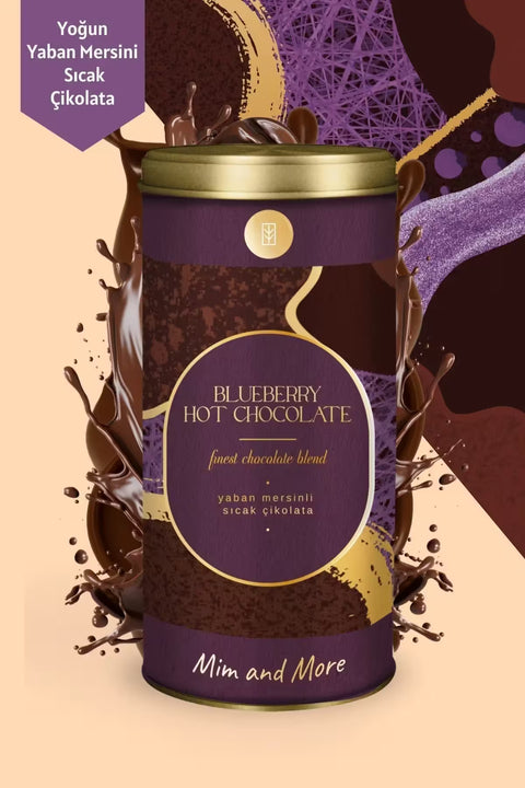 Mim and More Blueberry Hot Chocolate Tin 200g