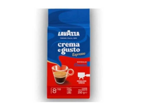 Lavazza Crema E Gusto Espresso Ground Coffee 250g - CAFELAX
