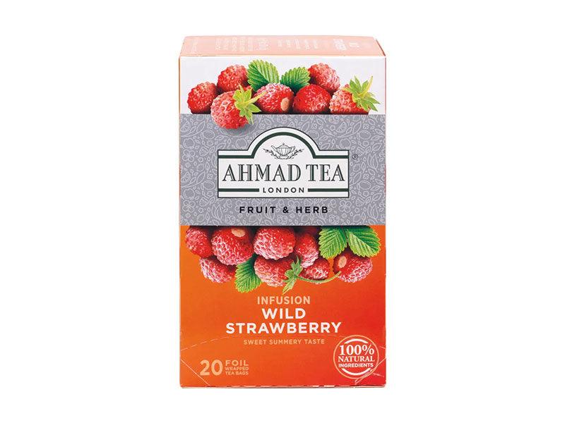 Ahmad Tea Wild Strawberry Black tea 20 Bags CAFELAX