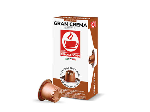 Bonini Gran Crema Coffee Capsules - 10 Capsules