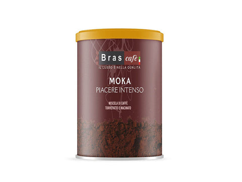 Bras Café Moka Ground Coffee Can 250g