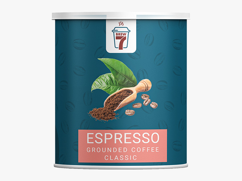 Brew 7 Espresso Ground Coffee 200G