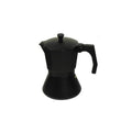Black Moka pot with Induction Base - 3 Cups - CAFELAX