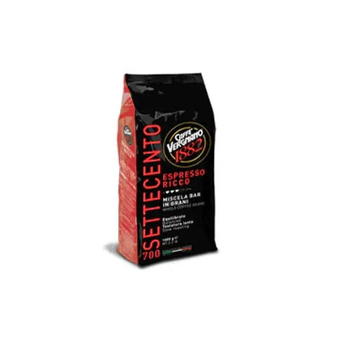 Caffè Vergnano 700 Espresso Ricco Whole Beans Coffee 1 Kg - CAFELAX