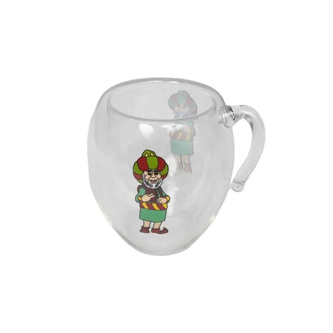 Capuccino Double Glass Mug - Ramadan Edition - CAFELAX