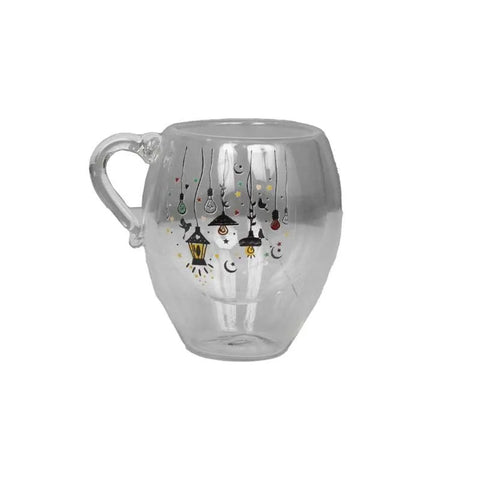 Capuccino Double Glass Mug - Ramadan Edition - CAFELAX