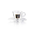 Carracci Espresso Cup & Saucer - Glass - CAFELAX