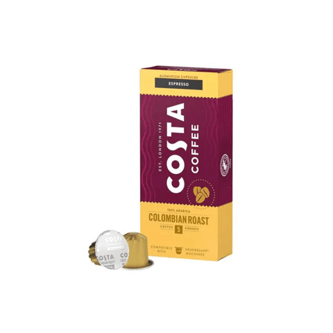 Costa Espresso Colombian Roast Coffee Capsules - 10 Capsules - CAFELAX