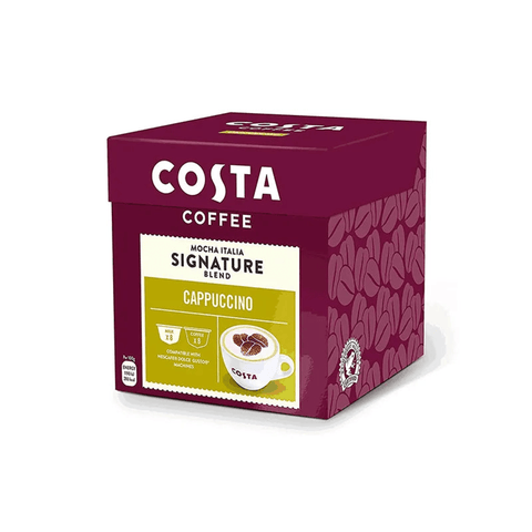 Costa Signature Blend Cappuccino Dolce Gusto Coffee Capsules - 16 Capsules - CAFELAX