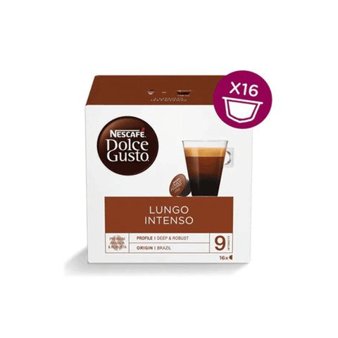 Nescafe Lungo Intenso Dolce Gusto Coffee Capsules - 16 Capsules - CAFELAX