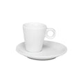 Espresso White Mug With Saucer - 70ml - CAFELAX