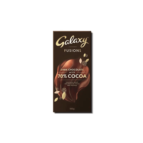 Galaxy Fusions 70% Dark Chocolate 100g - CAFELAX