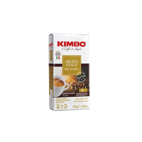 Kimbo Aroma Gold Ground Coffee 250g - CAFELAX