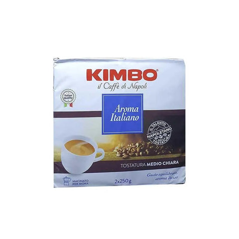 Kimbo Aroma Italiano Ground Coffee 2*250g - 500g - CAFELAX