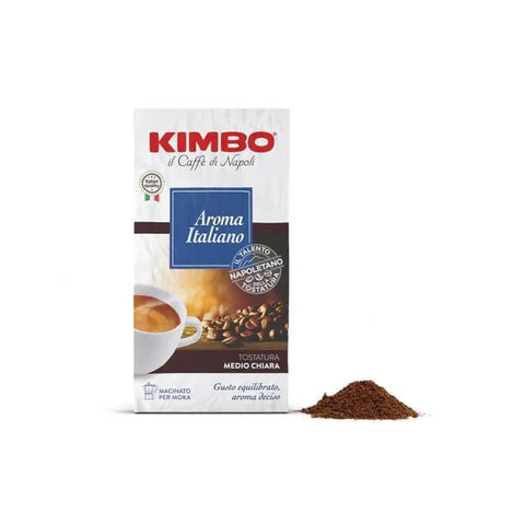 Kimbo Aroma Italiano Ground Coffee 250g - CAFELAX