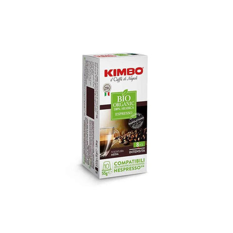 Kimbo Bio Organic Coffee Capsules - 10 Capsules - CAFELAX
