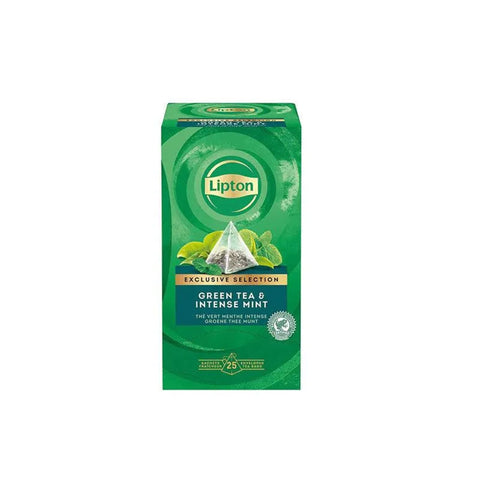 Lipton Exclusive Selection Green Tea & Intense Mint 25 Bags - CAFELAX