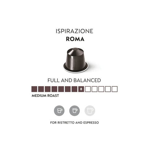Nespresso Roma Coffee Capsules - 10 Capsules - CAFELAX