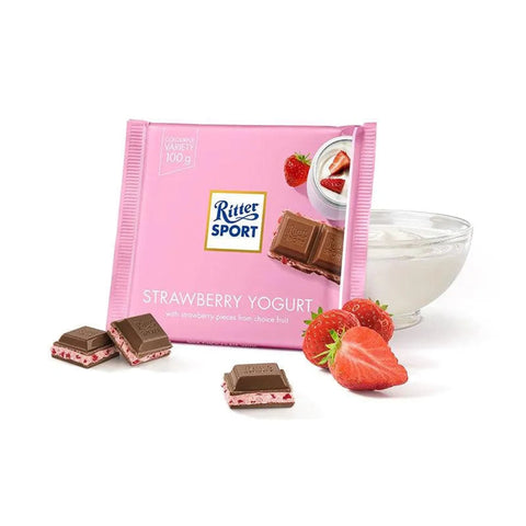 Ritter Sport Strawberry Yogurt 100g - CAFELAX