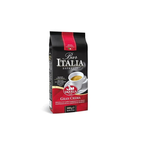 Saquella Gran Crema Whole Beans Coffee 1Kg - CAFELAX