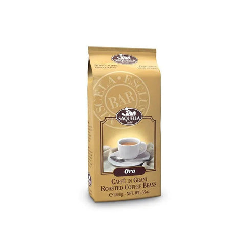 Saquella ORO Whole Beans Coffee 1Kg - CAFELAX