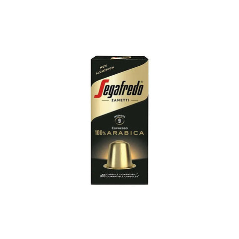 Segafredo 100% Arabica Aluminum Coffee Capsules - 10 Capsules - CAFELAX