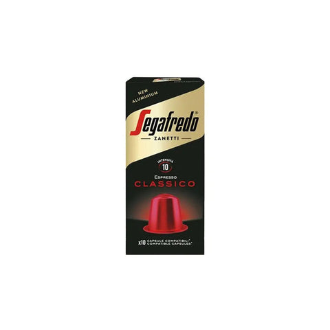 Segafredo Classico Aluminum Coffee Capsules - 10 Capsules - CAFELAX