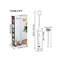 Sokany Handheld Hand Mixer & Milk Frother - CAFELAX