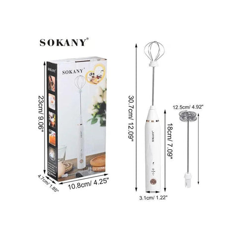 Sokany Handheld Hand Mixer & Milk Frother - CAFELAX