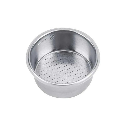 Stainless Steel Cup Non-Pressurized Porous Coffee Filter 51mm - Double Shots - CAFELAX