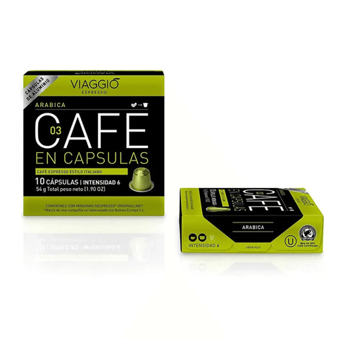 Viaggio Arabica Coffee Capsules - 10 Capsules - CAFELAX
