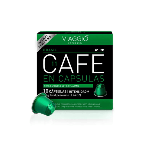 Viaggio Brasil Coffee Capsules - 10 Capsules - CAFELAX