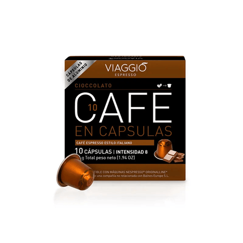 Viaggio Cioccolato Coffee Capsules - 10 Capsules - CAFELAX
