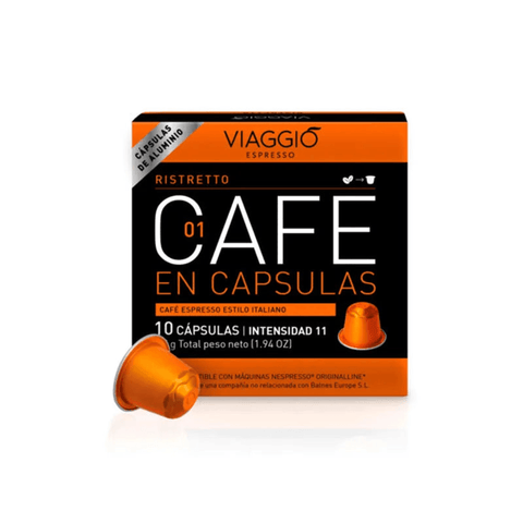Viaggio Ristretto Coffee Capsules - 10 Capsules - CAFELAX