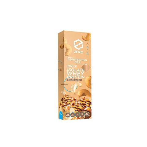 Zero Caramel Cashew Protein Bar 24g Protien 70g - CAFELAX