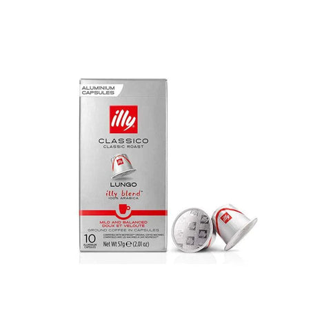 illy Lungo Classico Coffee Capsules - 10 Capsules - CAFELAX