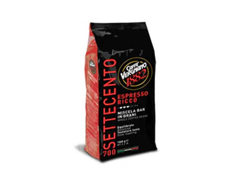 Caffè Vergnano 700 Espresso Ricco Whole Beans Coffee 1 Kg