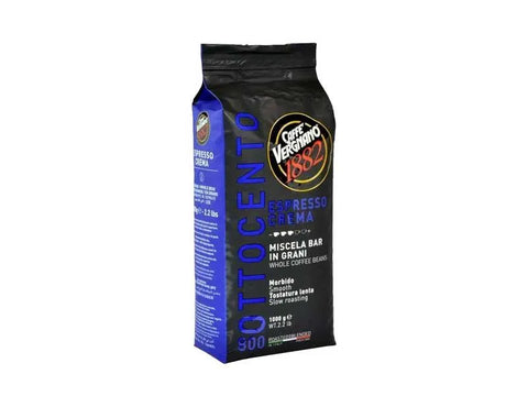 Caffè Vergnano 800 Espresso Crema Whole Beans Coffee 1 Kg - CAFELAX