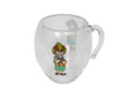 Capuccino Double Glass Mug - Ramadan Edition - CAFELAX