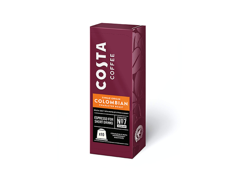 Costa Espresso Colombian Character Roast Coffee Capsules - 10 Capsules