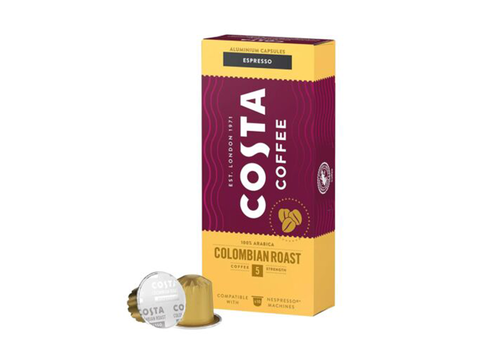 Costa Espresso Colombian Roast Coffee Capsules - 10 Capsules