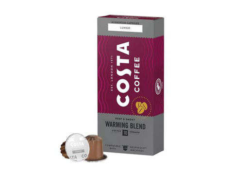 Costa Lungo Warming Blend Coffee Capsules - 10 Capsules