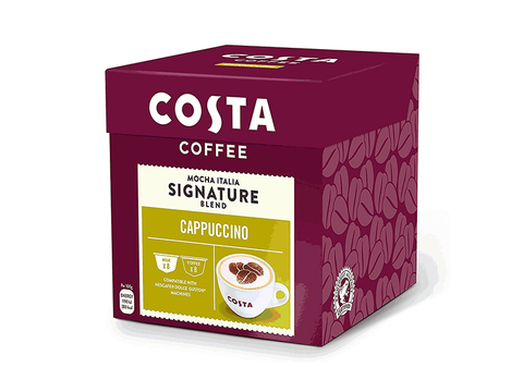 Costa Signature Blend Cappuccino Dolce Gusto Coffee Capsules - 16 Capsules