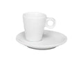 Espresso White Mug With Saucer - 70ml - CAFELAX