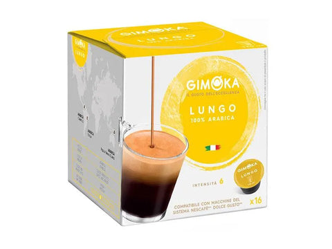 GIMOKA Dolce Gusto Lungo - 16 Capsules