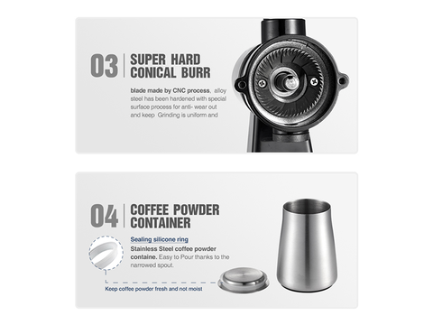 HiBREW Electric Coffee Beans Grinder