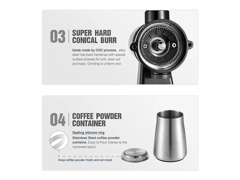 HiBREW Electric Coffee Beans Grinder