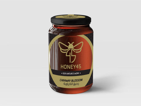 Honey 45 Caraway Bolssom Natural Honey 450g
