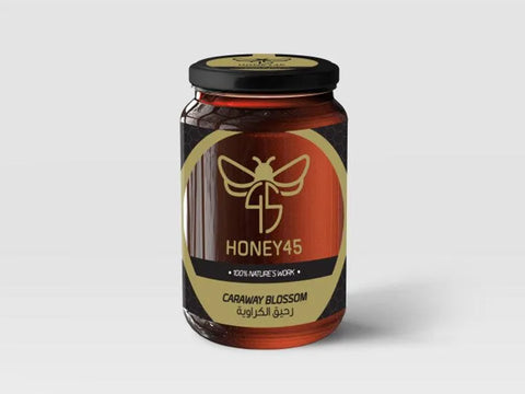 Honey 45 Caraway Bolssom Natural Honey 450g